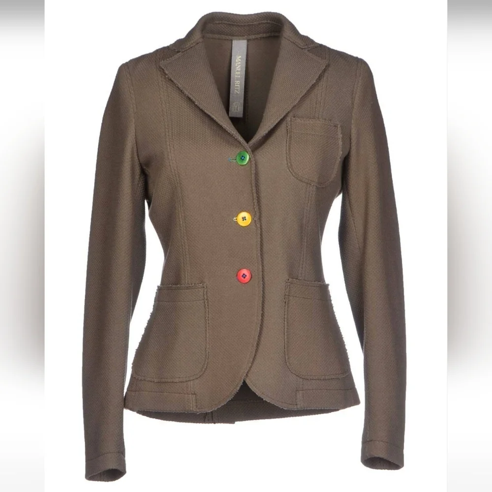 Manuel Ritz Stretch Blazer Size 4 - RARE! - Picture 1 of 3